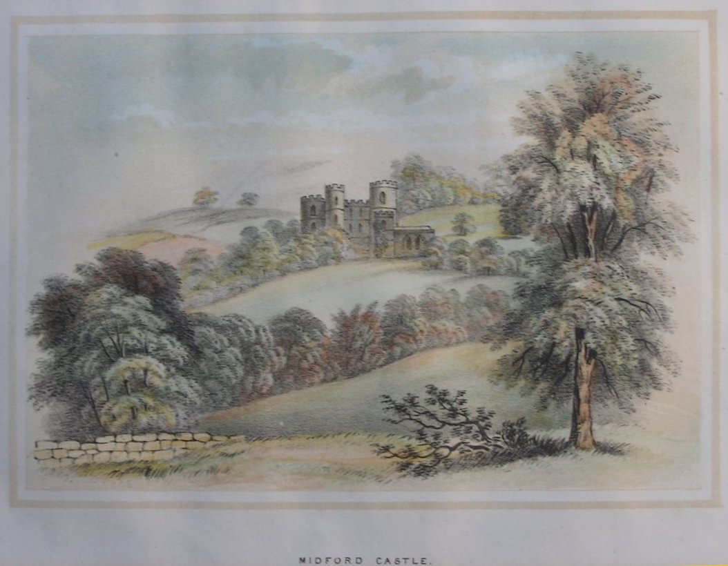 Lithograph - Midford Castle
