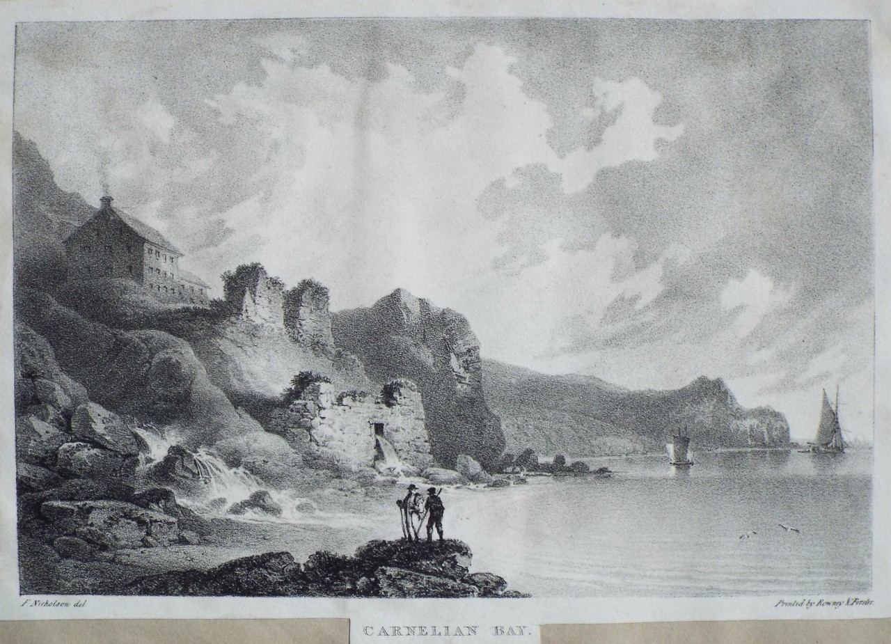 Lithograph - Carnelian Bay. - Nicholson