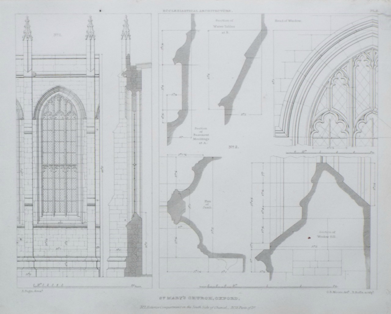 Print - St. Mary's Church, Oxford, - Moore