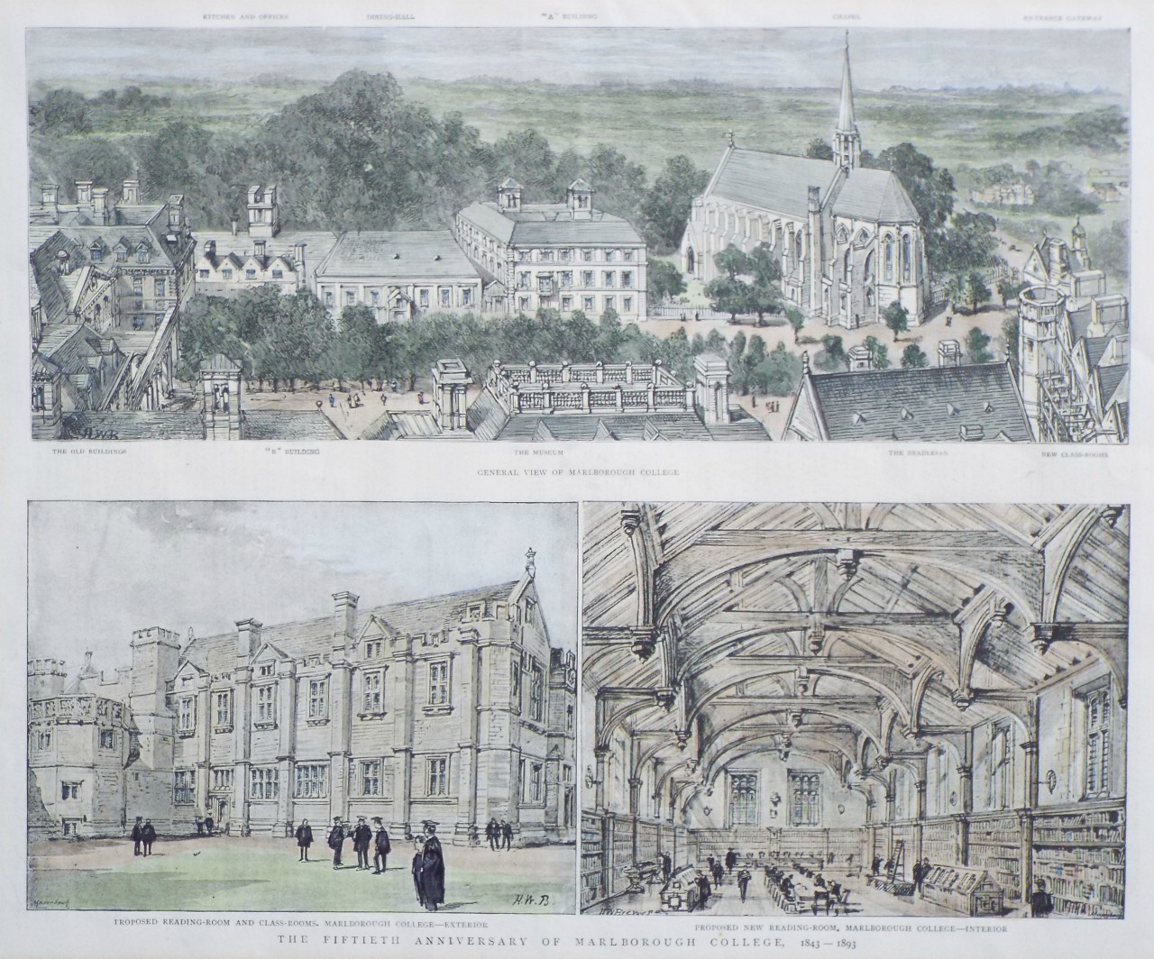 Wood - The Fiftieth Anniversary of Marlborough College, 1843 - 1893