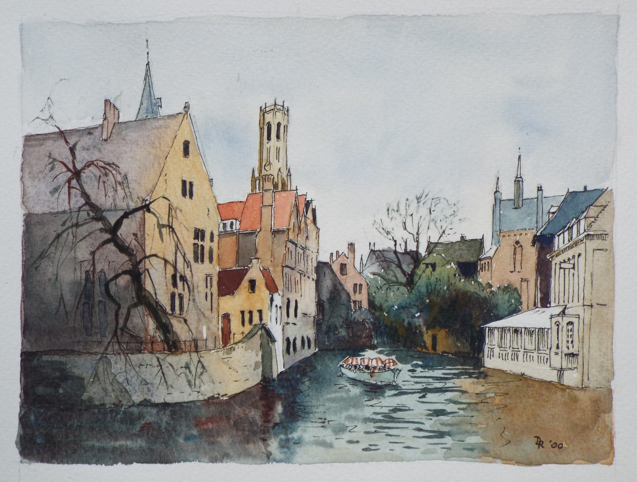 Watercolour - Bruges