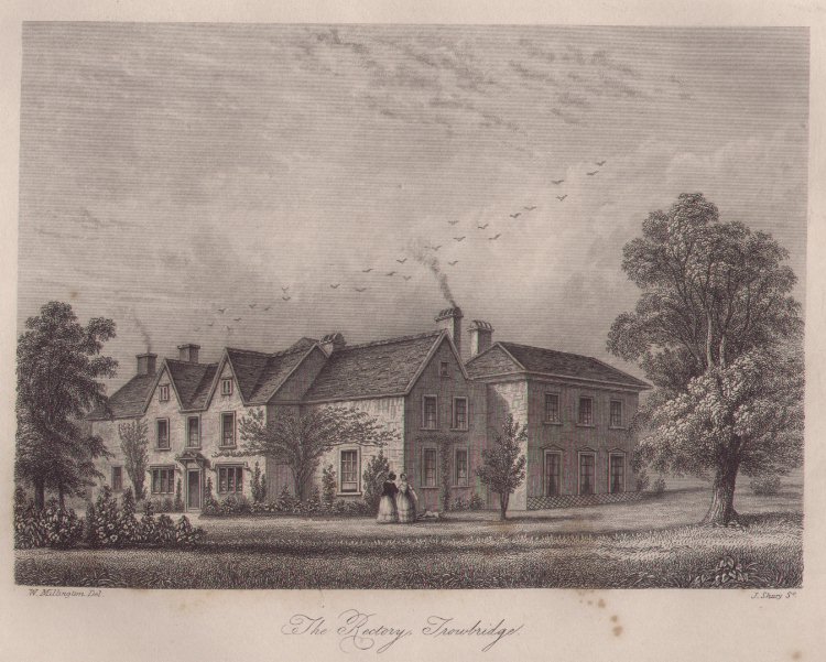 Print - The Rectory,  Trowbridge - Shury