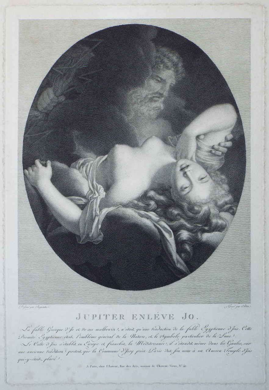 Print - Jupiter Enlève Io. - Blot