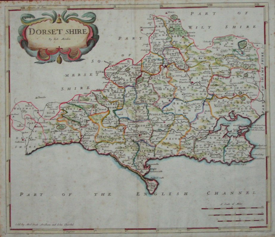 Map of Dorset - Morden