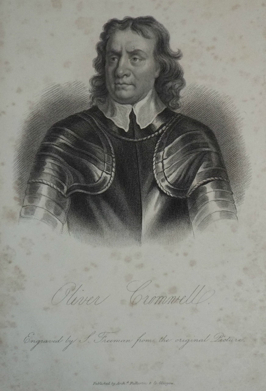 Print - Oliver Cromwell. - Freeman