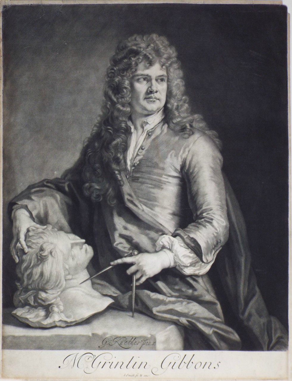 Mezzotint - Mr Grinlin Gibbons - Smith