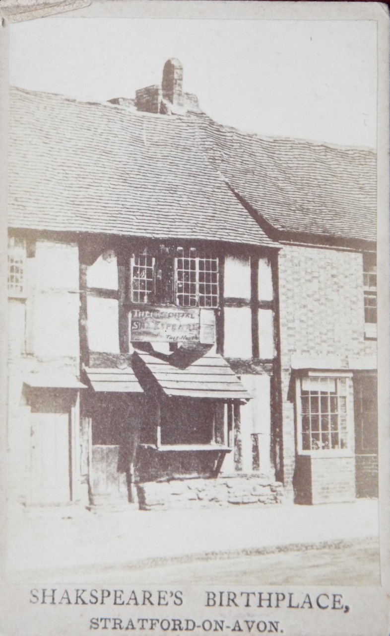 Photograph - Shakespeare's Birthplace, Stratford-on-Avon.
