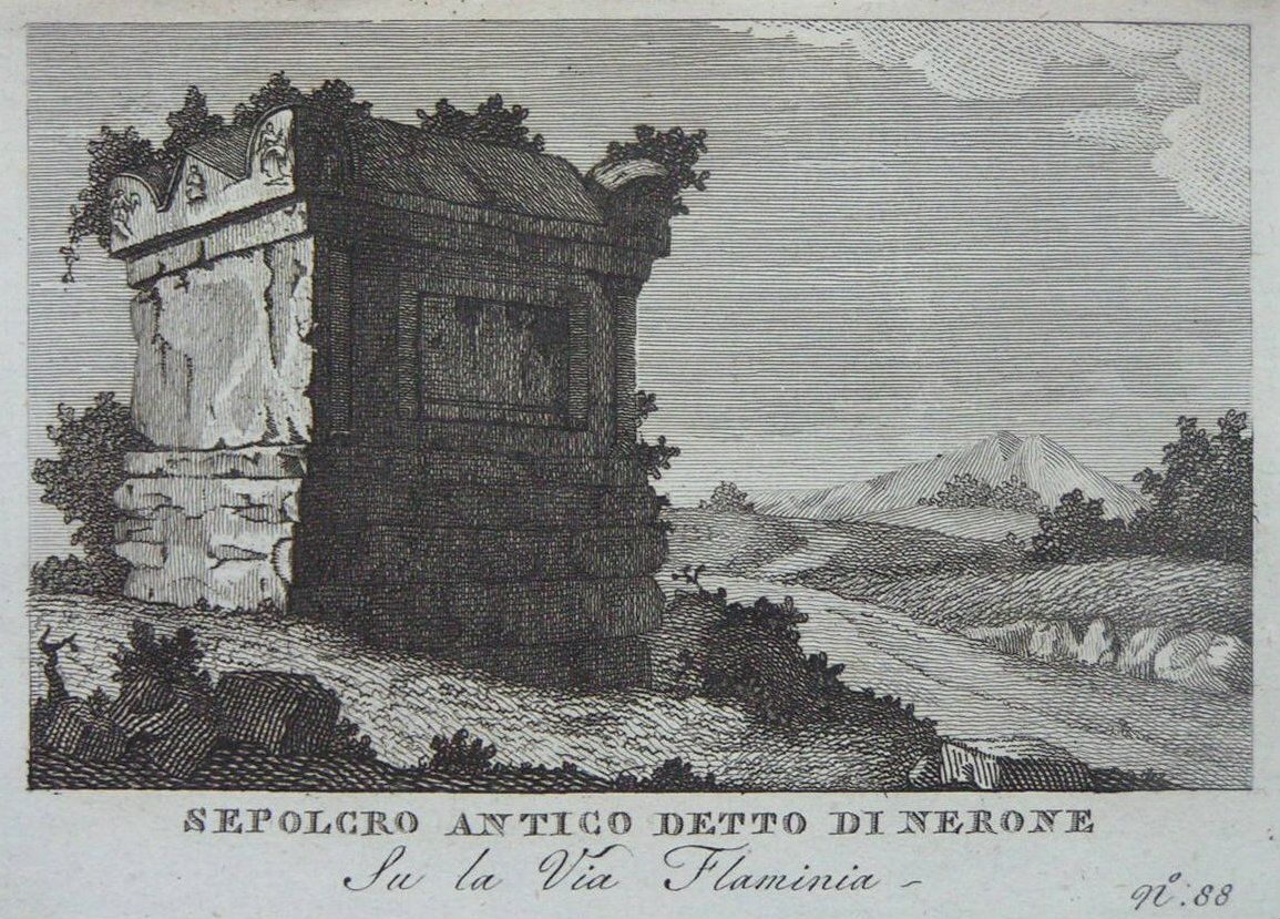 Print - Sepolcro Antico detto di Nerone Su la Via Flamenia