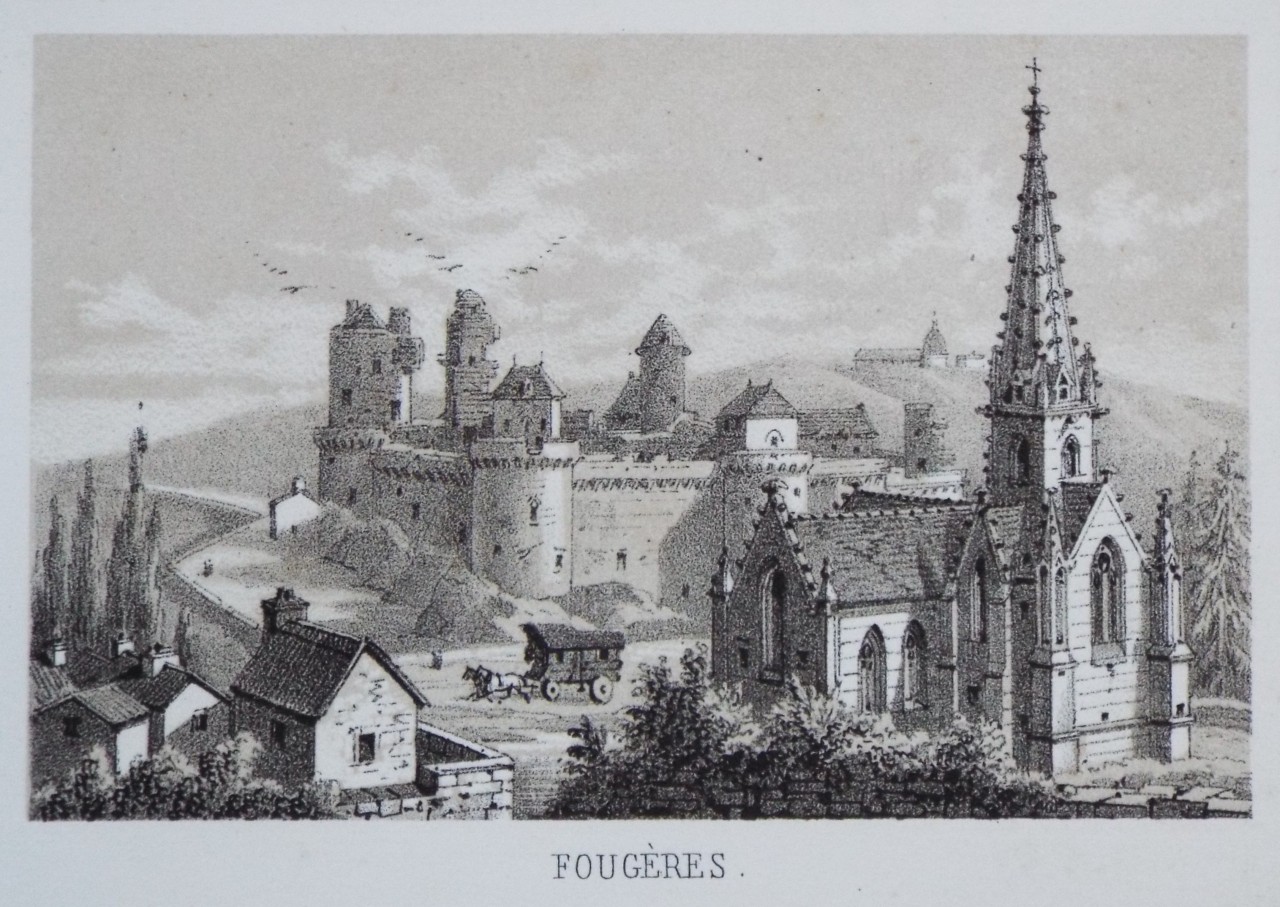 Lithograph - Fougeres.