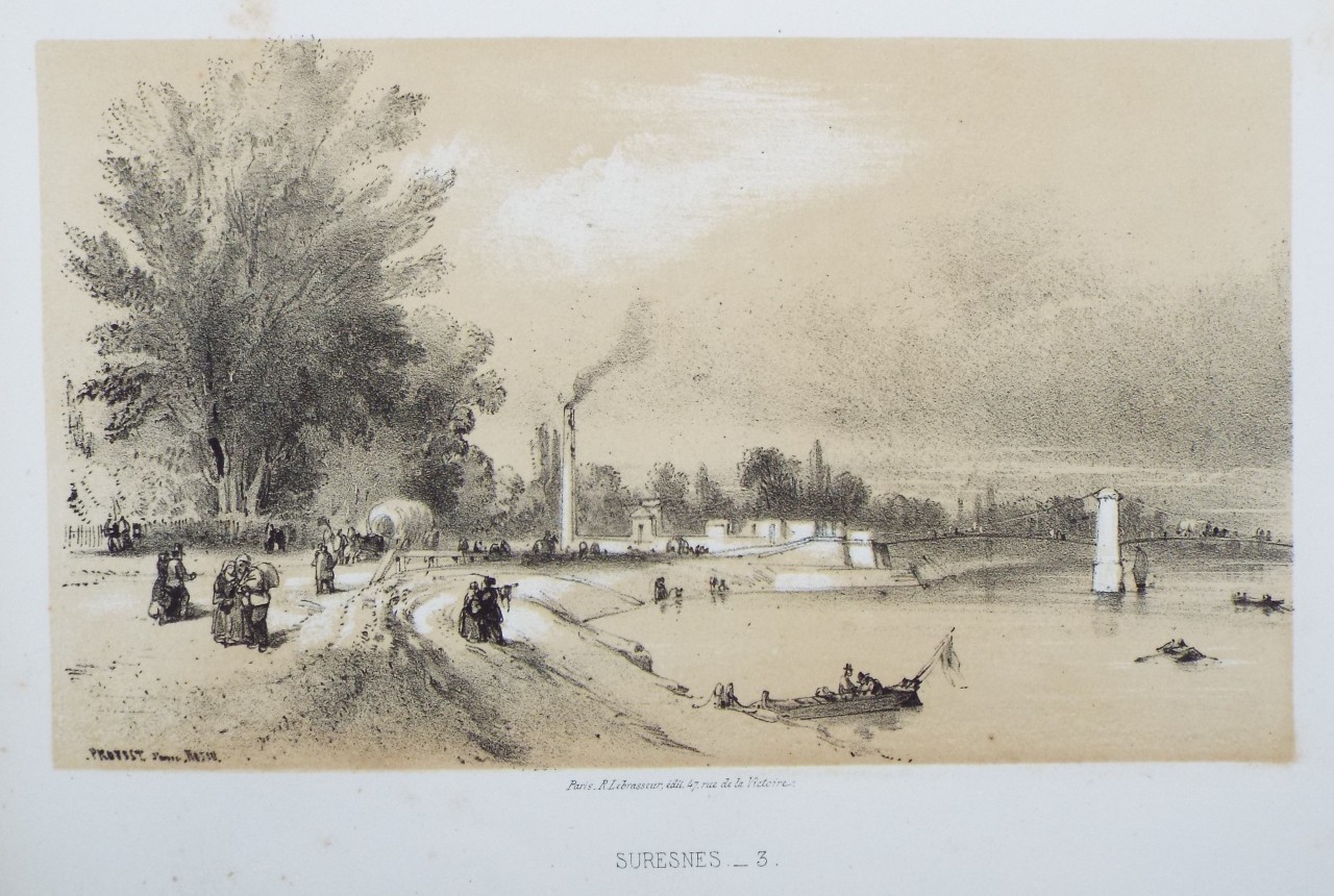 Lithograph - Suresnes. - 
