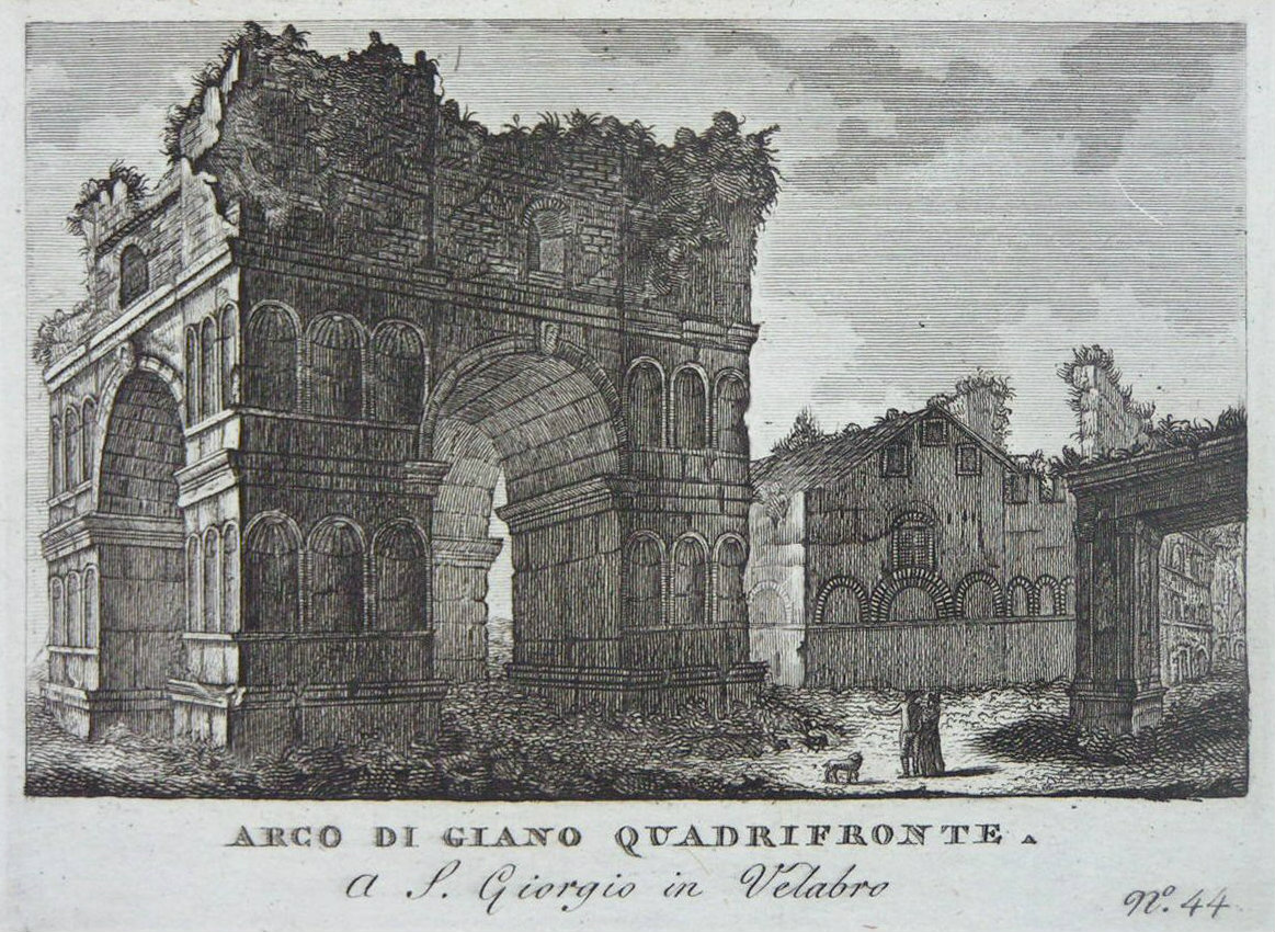 Print - Arco di Giano Quadrifronte. a S. Giorgio in Velabro