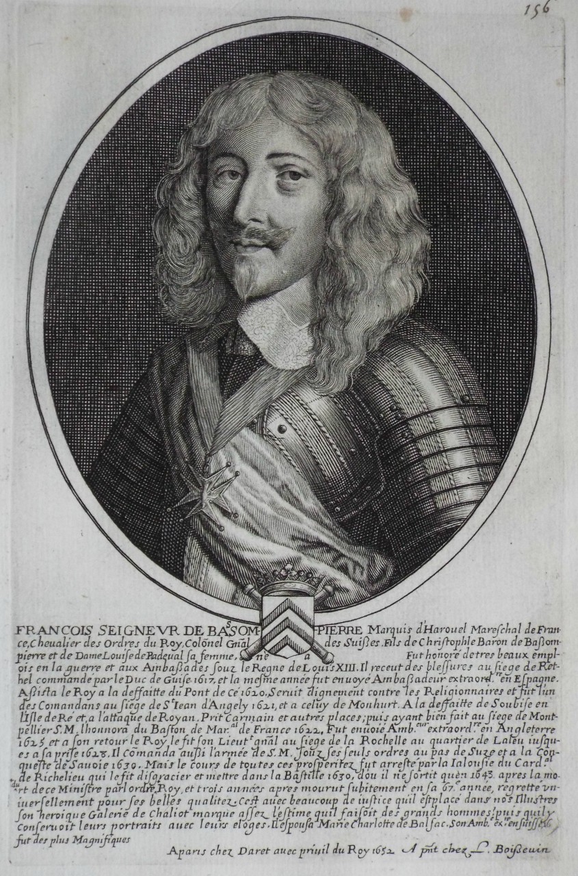 Print - Francois Seigneur de Basompierre