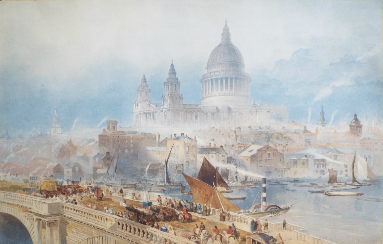 Giclee - St. Paul's Cathedral from Blackfriars Bridge.
