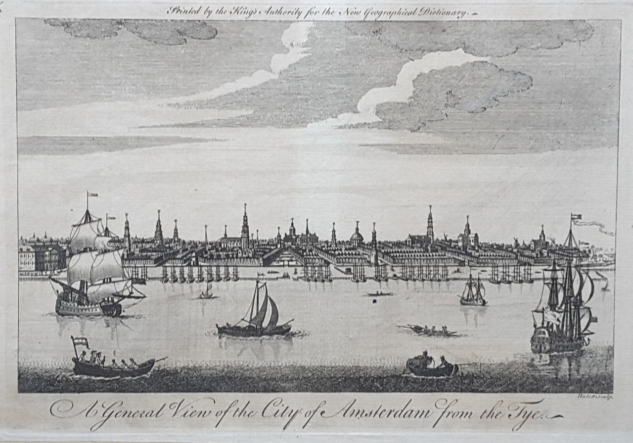Print - A General View of the City of Amsterdam from the Tye. - 