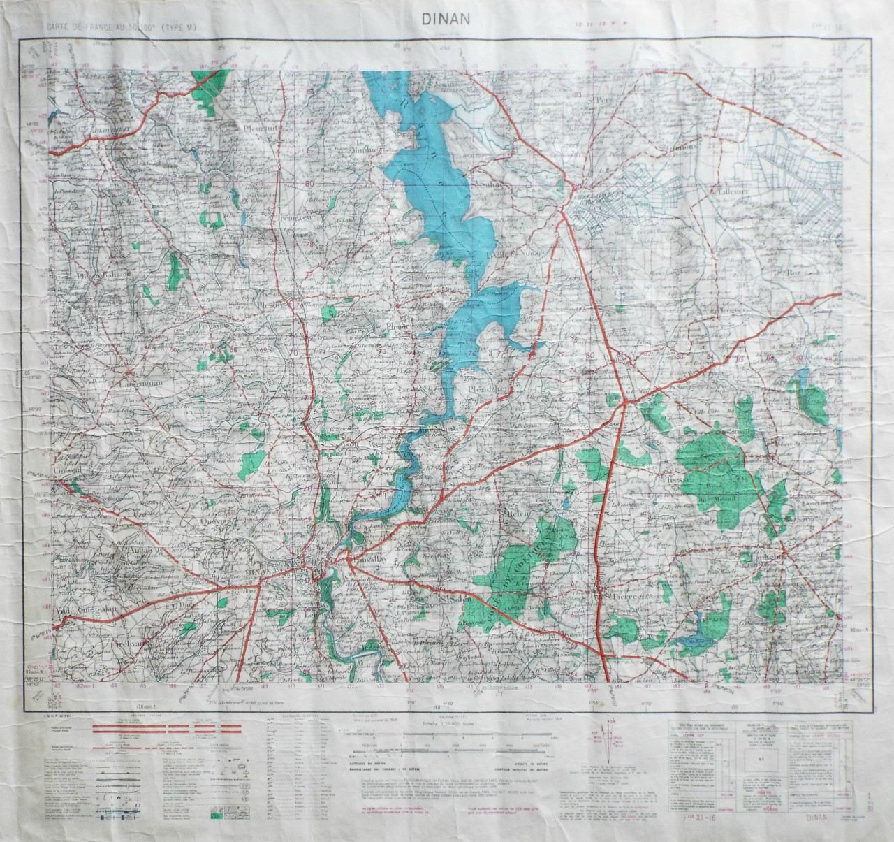 Map of Dinan