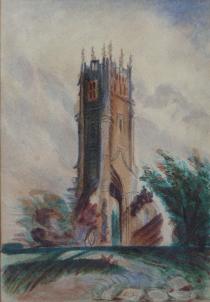 Watercolour - (Church Tower)