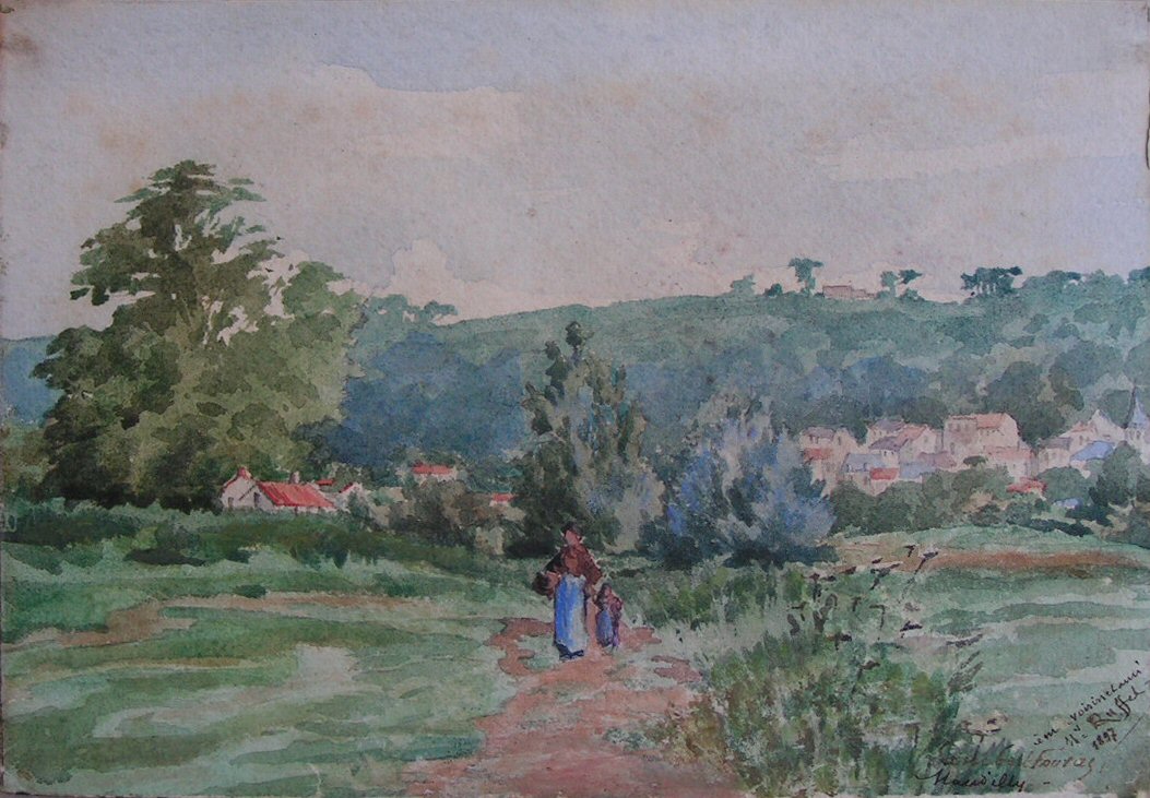 Watercolour - (Rural lansdcape)