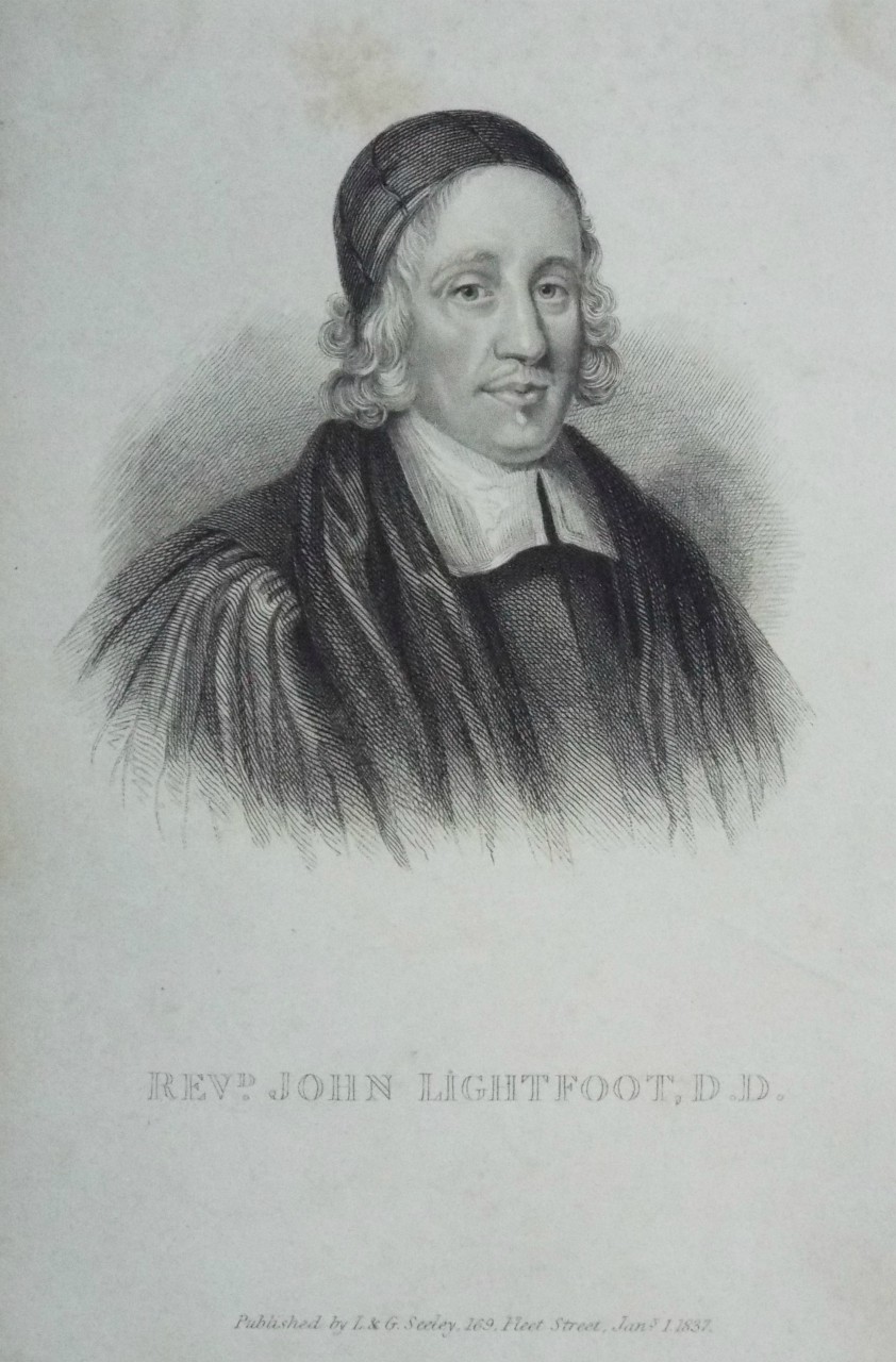 Print - Revd. John Lightfoot, D. D.