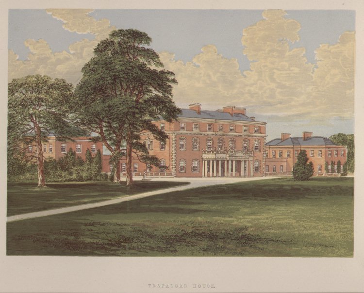 Chromolithograph - Trafalgar House