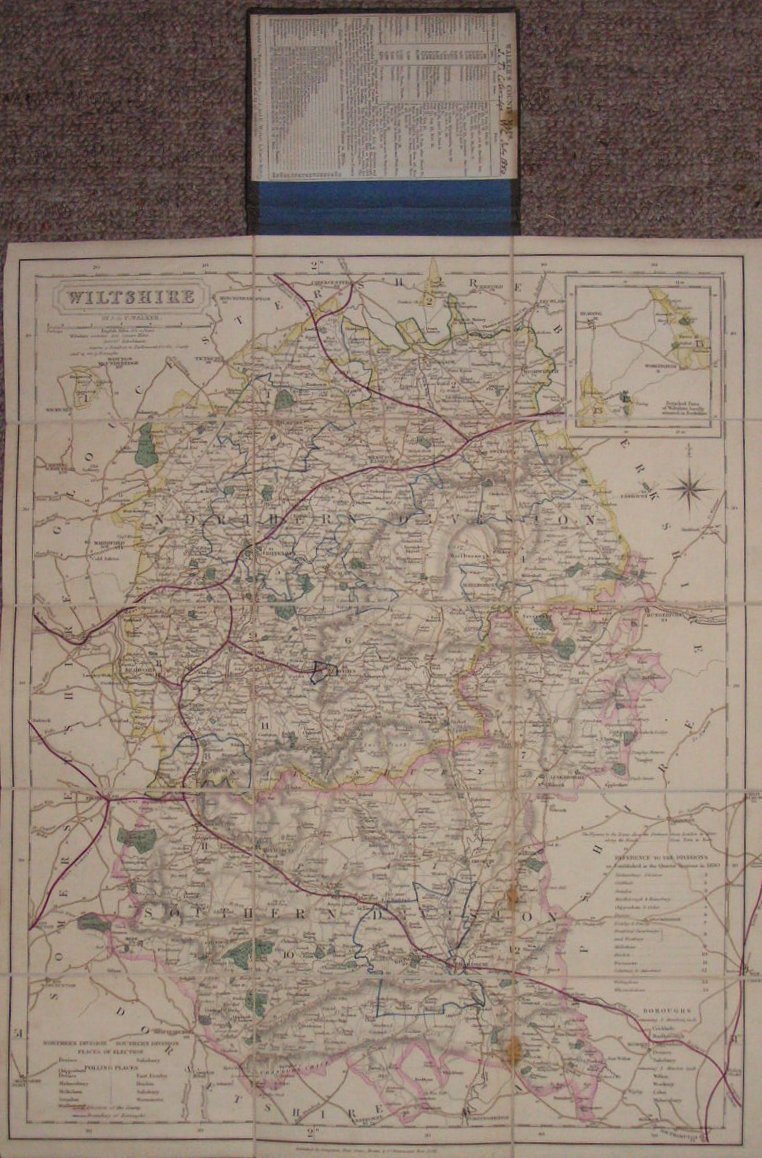 Map of Wiltshire - J & C Walker