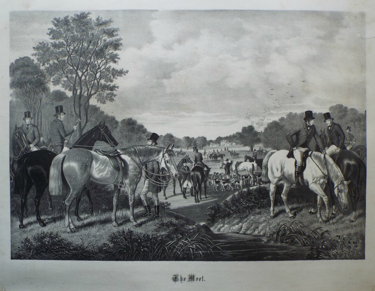 Lithograph - The Meet.