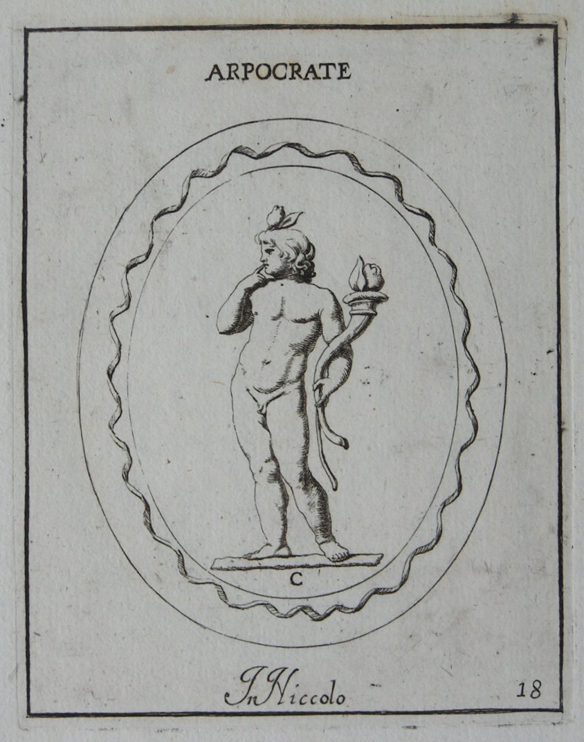 Print - Arpocrate In Niccolo - Galestruzzi