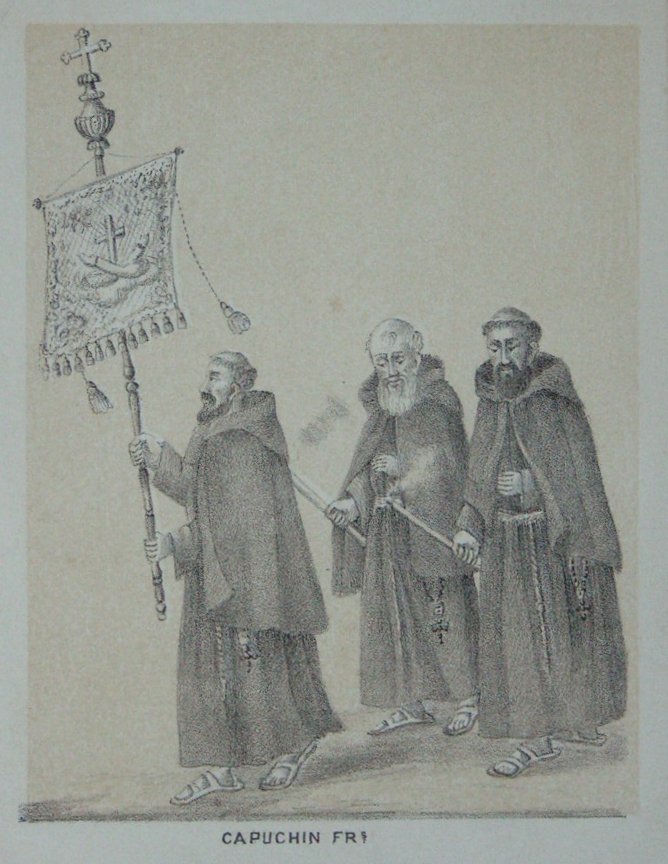 Lithograph - Capuchin Frs.