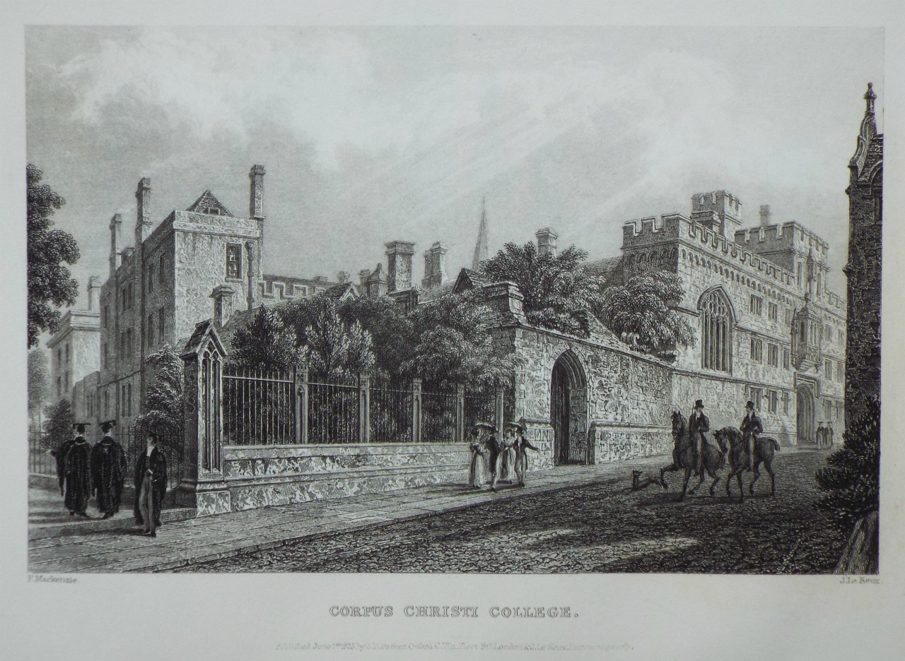 Print - Corpus Christi College. - Le