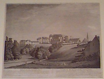 Aquatint - Malmsbury Abbey Plate I. Abbaye de Malmesbury. Planche Premiere - Jukes