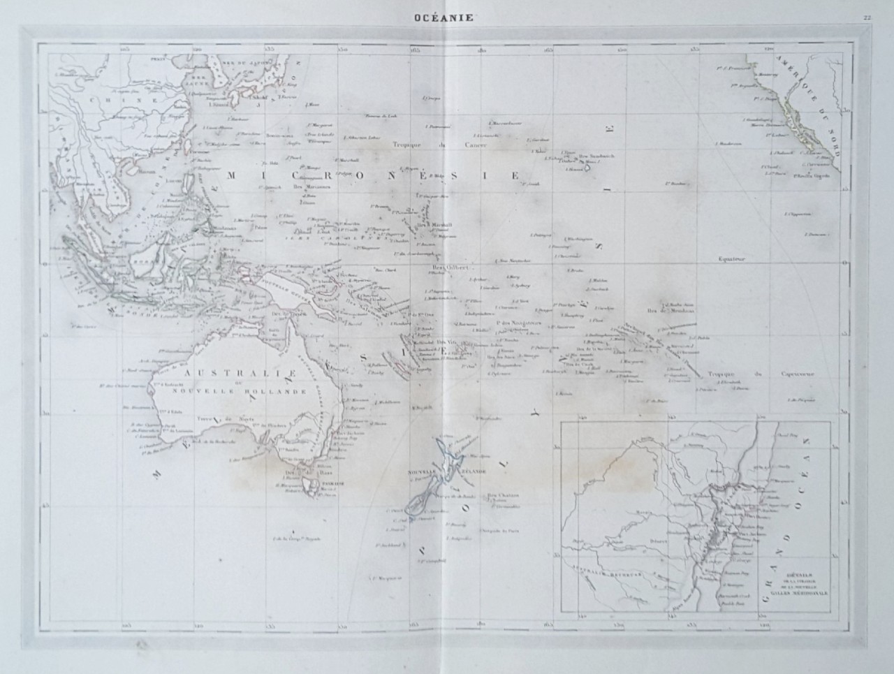 Map of Australasia