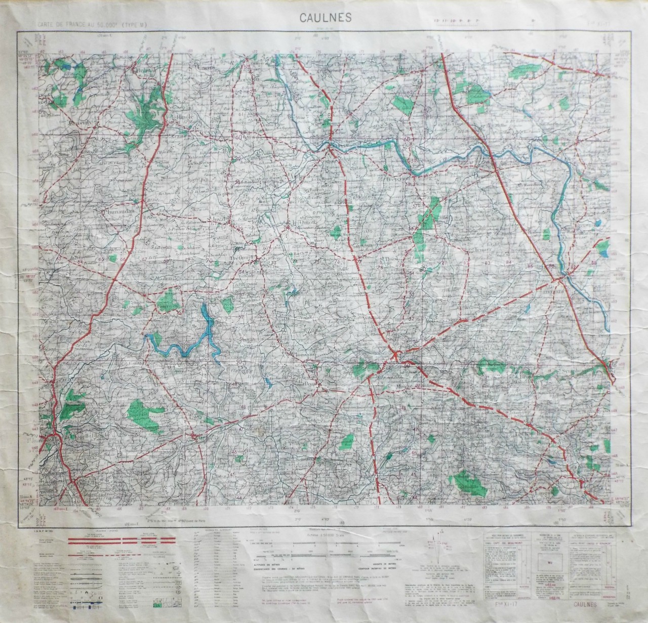 Map of Caulnes