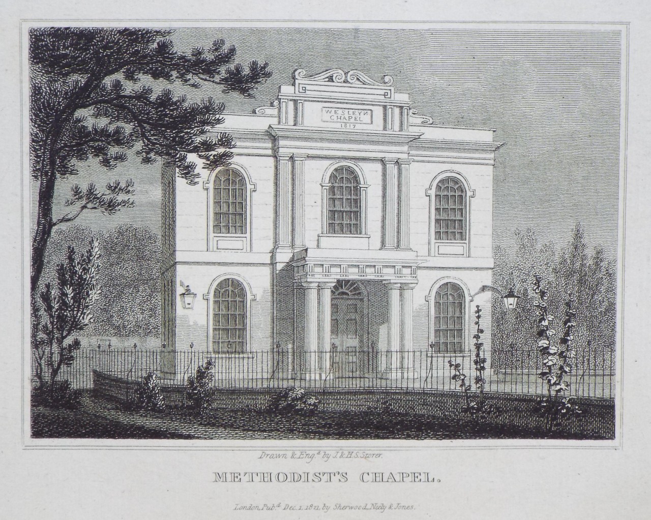 Print - Methodist's Chapel. - Storer