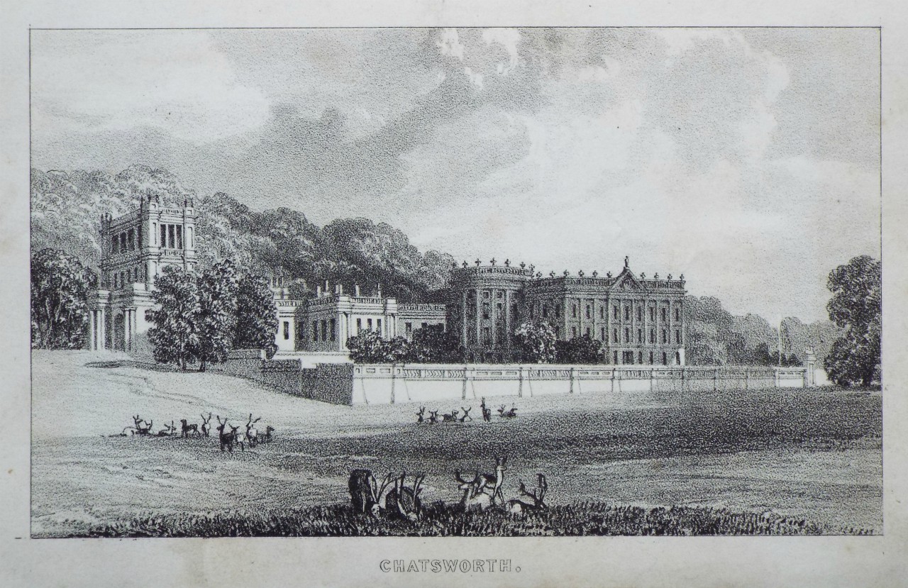 Lithograph - Chatsworth.