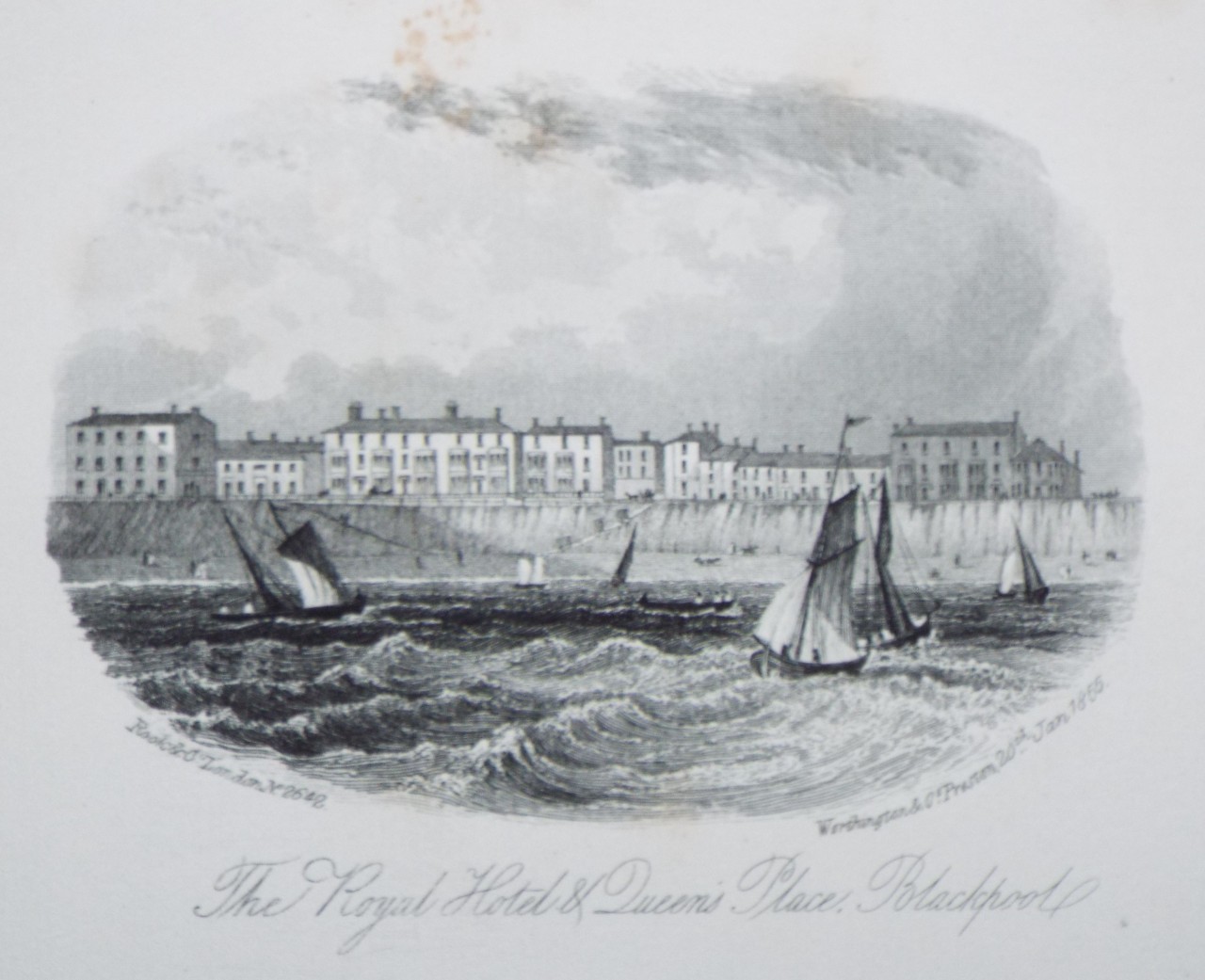 Steel Vignette - The Royal Hotel & Queen's Hotel, Blackpool. - Rock