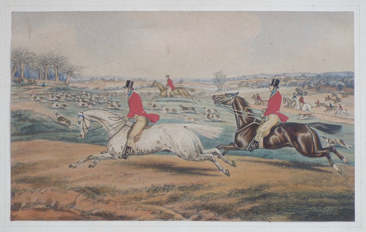 Aquatint - (Fox Hunting - 2 of 4)