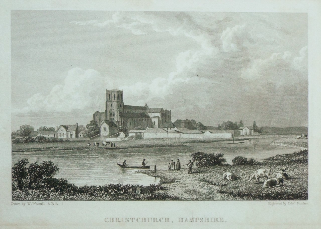 Print - Christchurch, Hampshire. - Finden