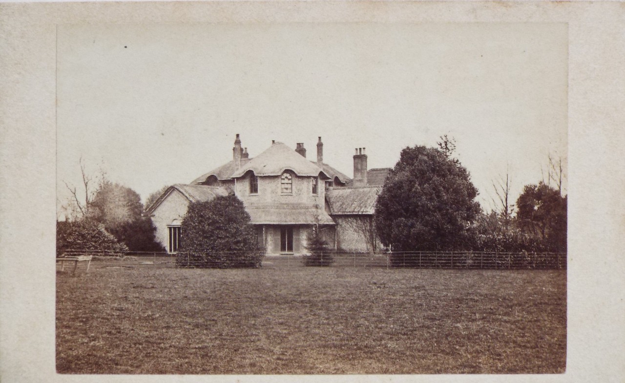 Photograph - Large unidentified thatched house, in or near Chichester