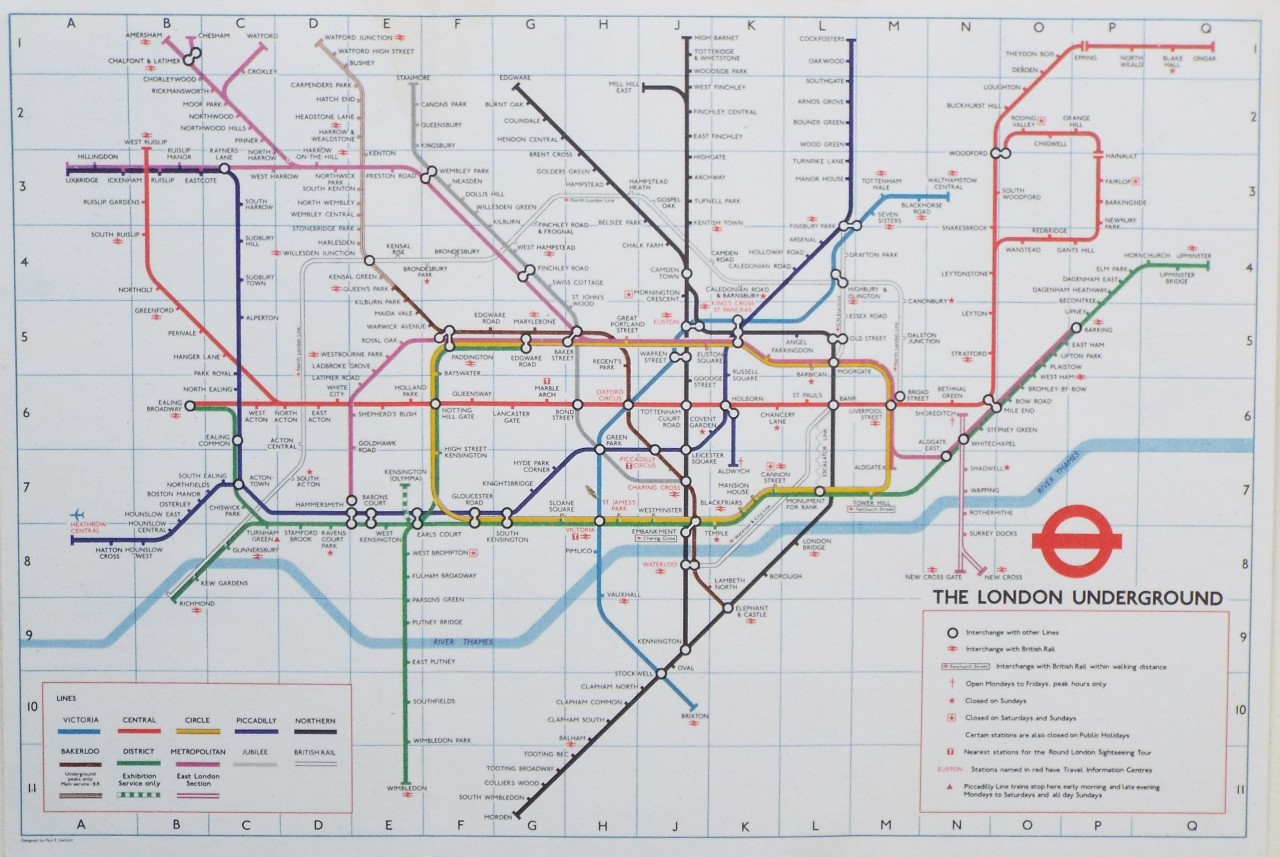 Map of London Underground - London Underground