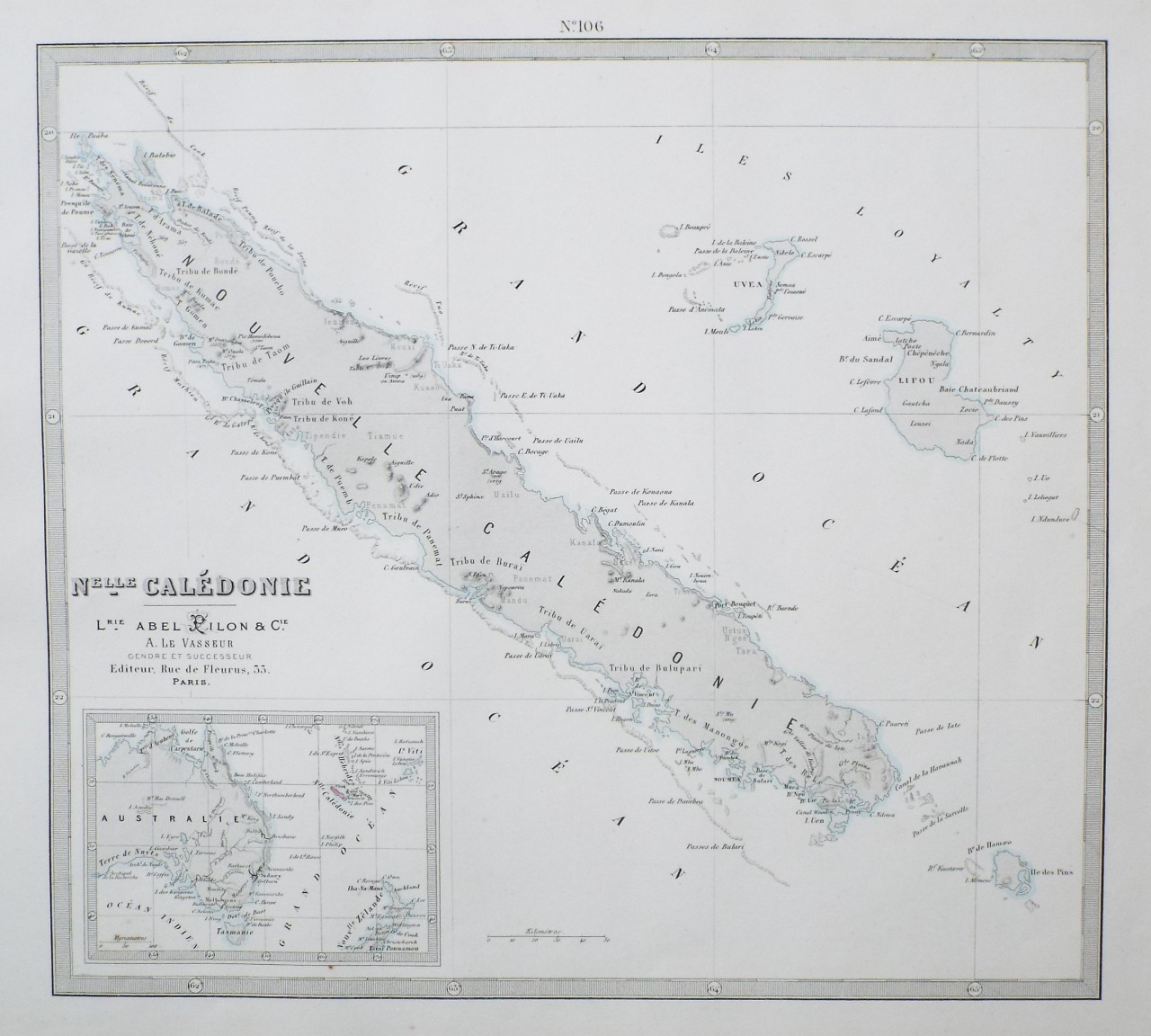 Map of New Caledonia