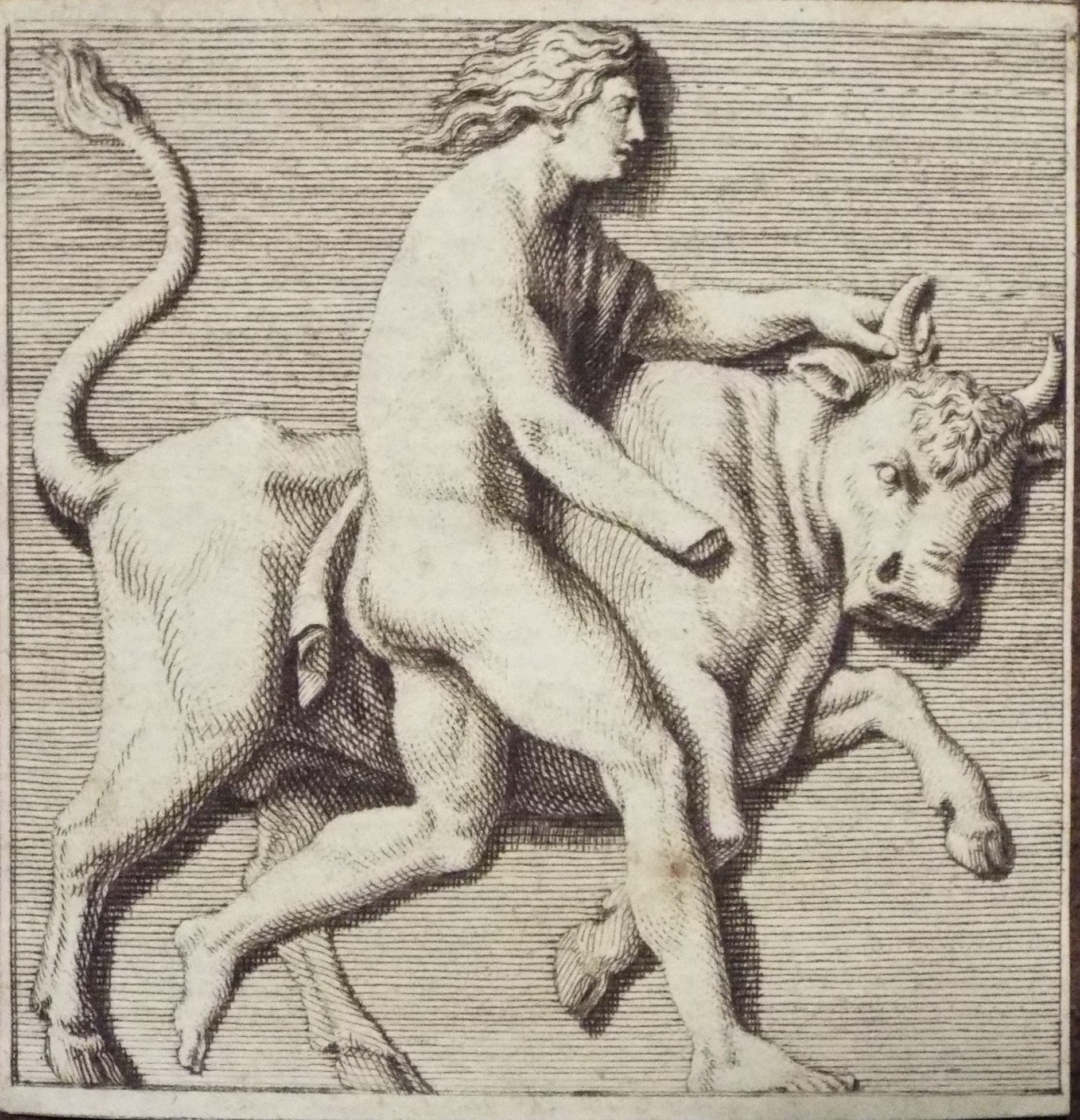 Print - Herculese and the Cretan Bull