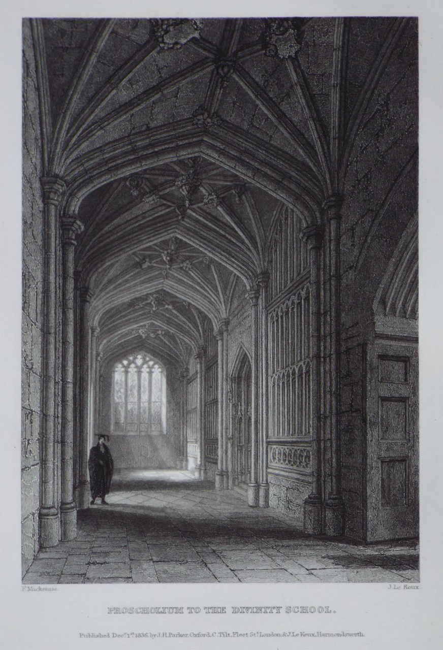 Print - Proscolium to the Divinity School. - Le