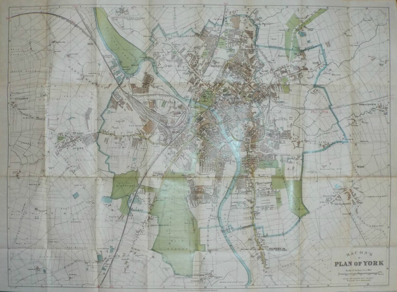 Map of York - York