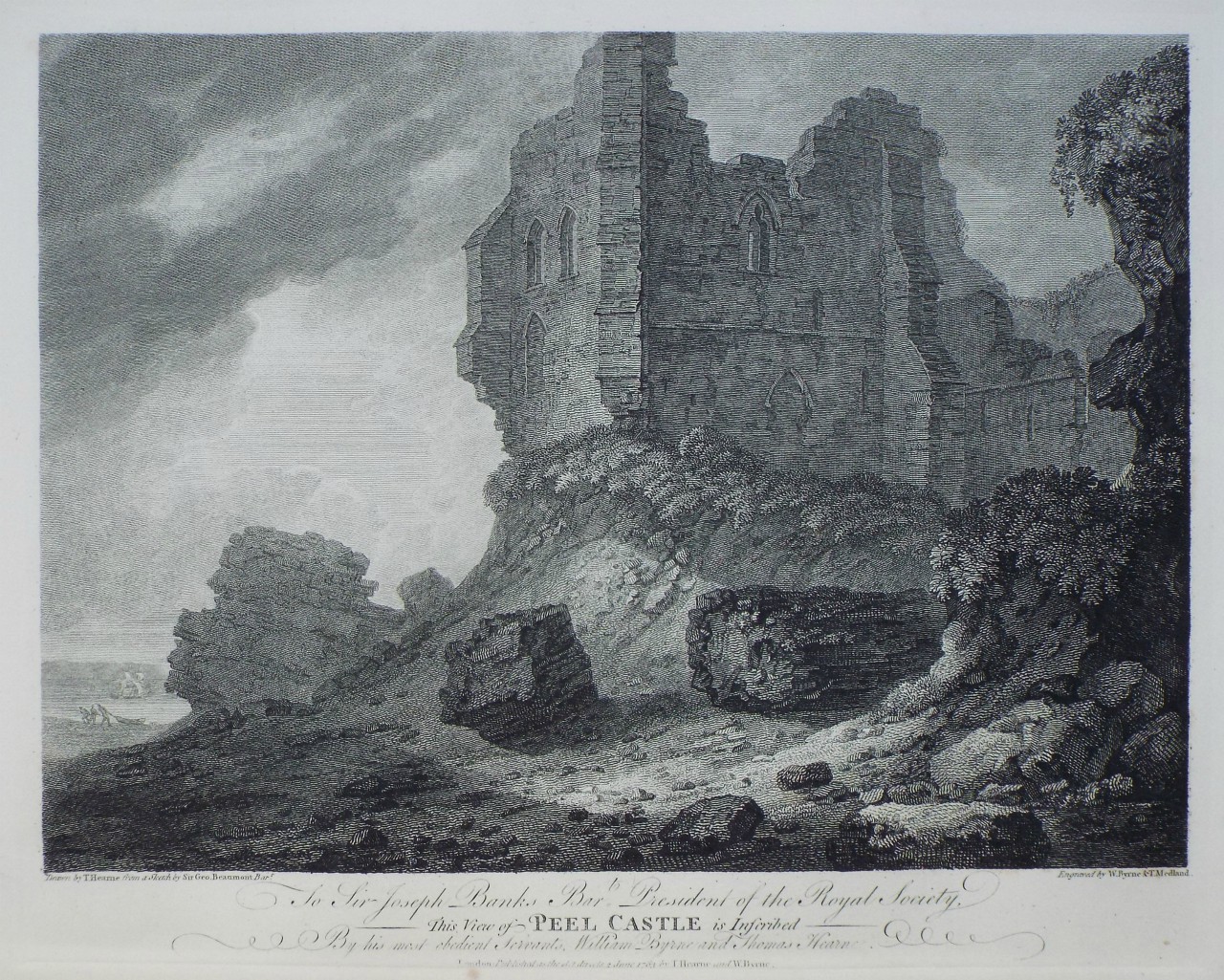 Print - Peel Castle - Byrnes