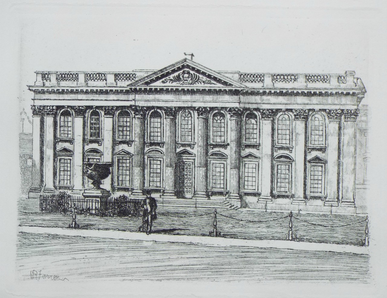 Etching - The Senate-House - Farren