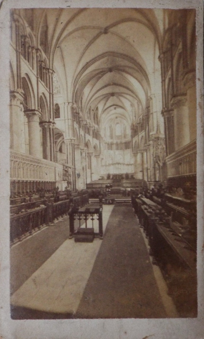 Photograph - Canterbury Cathedral Choir looking East