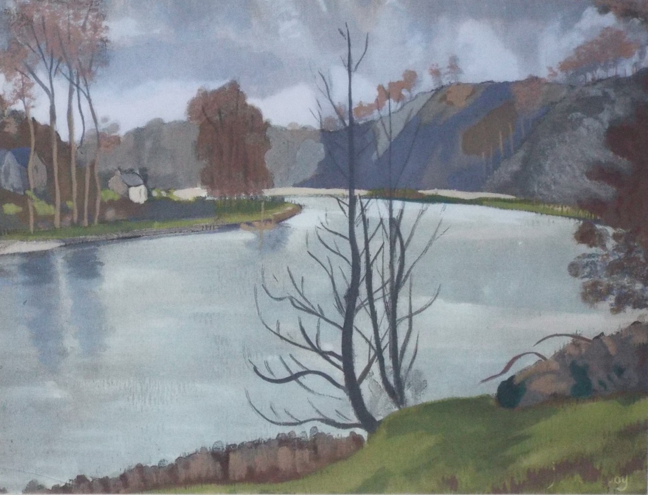 Pochoir Gouache - Landeboullou