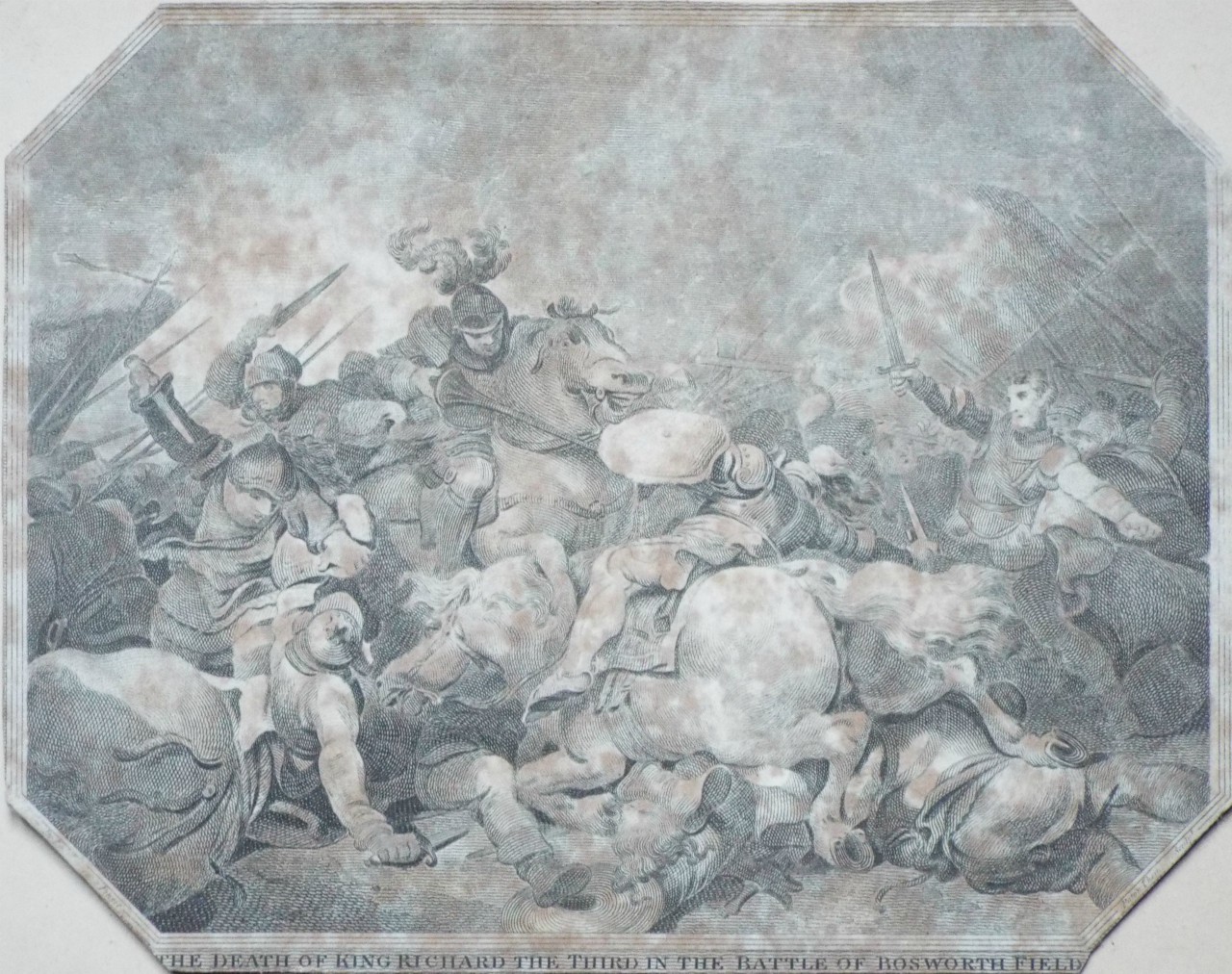 Print - The Death of King Richard the Third in the Battle of Bosworth Field
