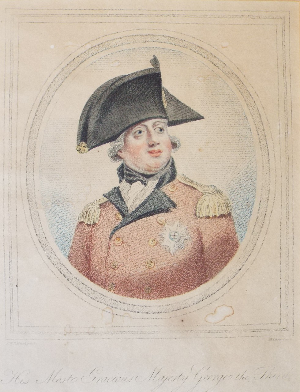 Stipple - George III - Boulier