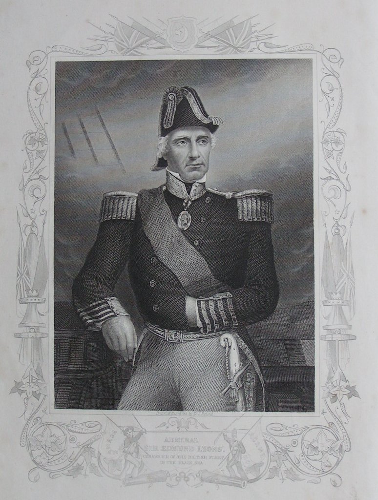 Print - Admiral Sir Edmund Lyons, Commander of the British Fleet in the Black Sea - Pound