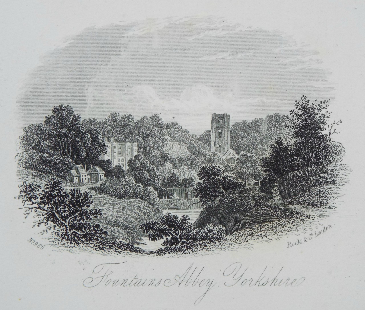 Steel Vignette - Fountains Abbey, Yorkshire. - Rock